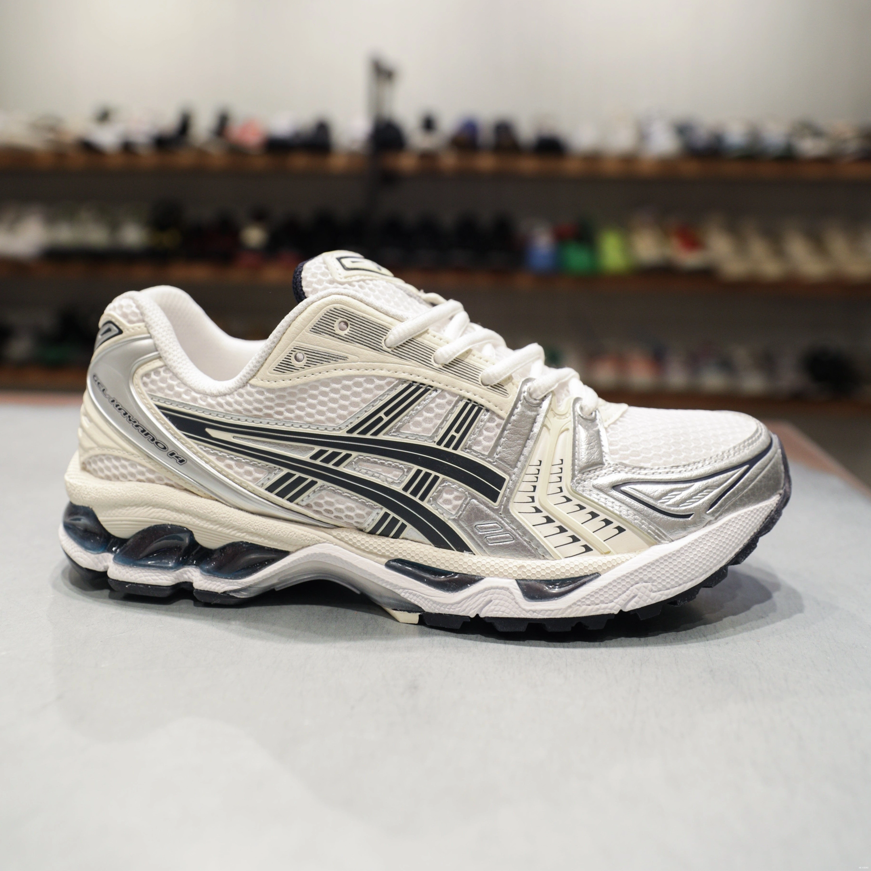 Gel-Kayano 14 White ASICS W Midnight 0807